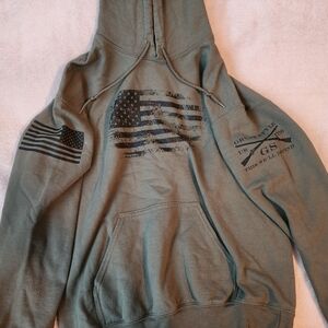Men's Green Graphic Hoodie